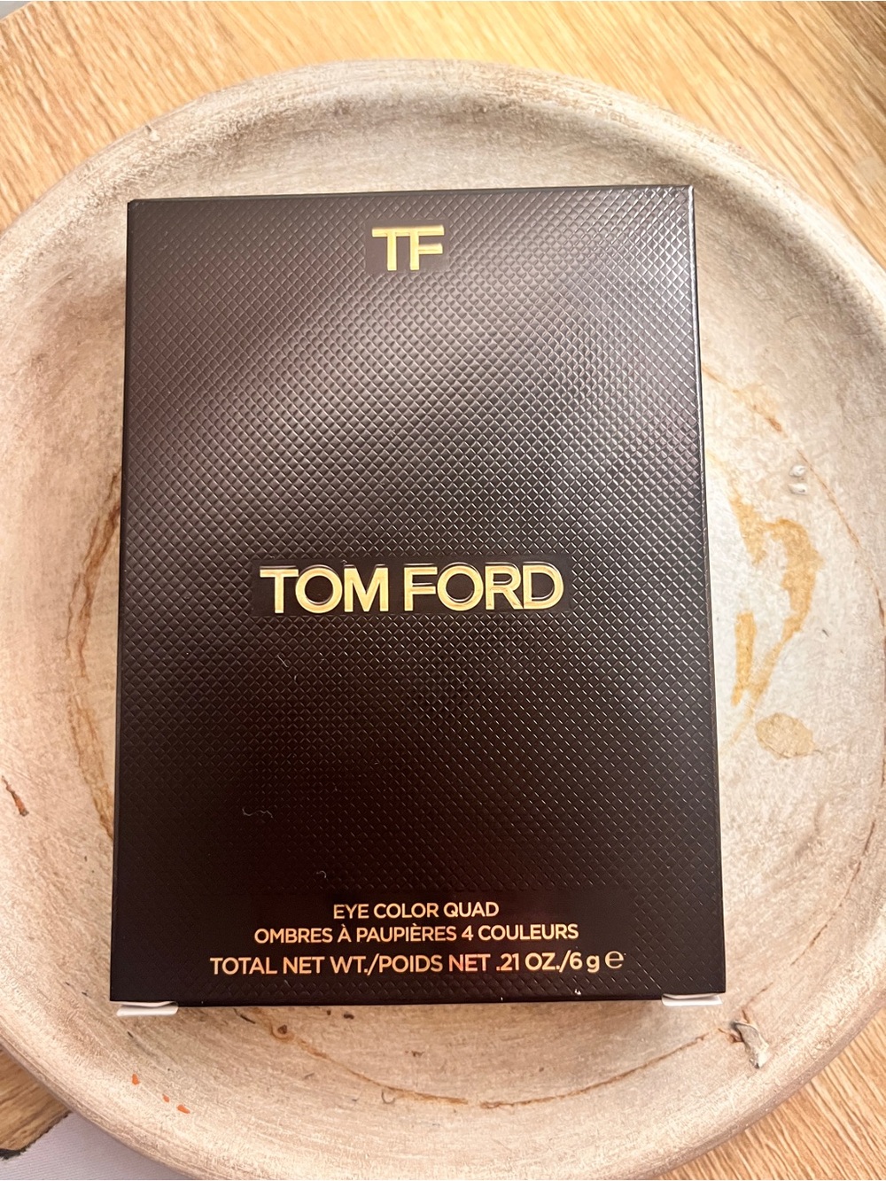 Tom Ford Brown and Gold Eye Color Quad Palette. #40.  Golden Hour AUTHENTIC